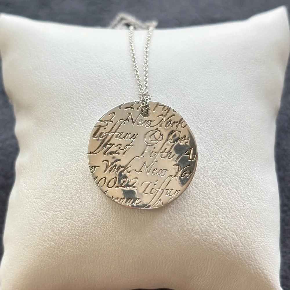 Tiffany & Co. Round Notes Pendant Necklace 16